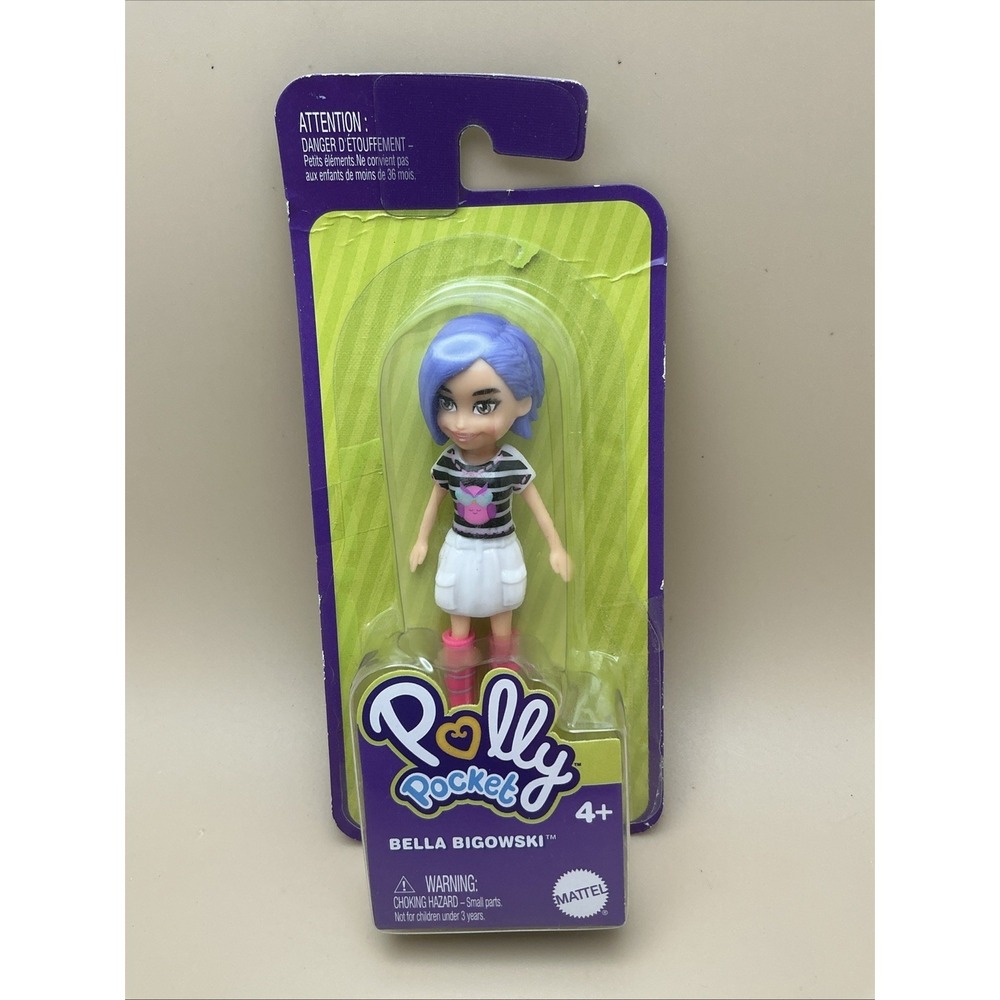 Mattel, Polly Pocket Bella Bigowski Doll 3.25 inches BRAND NEW
